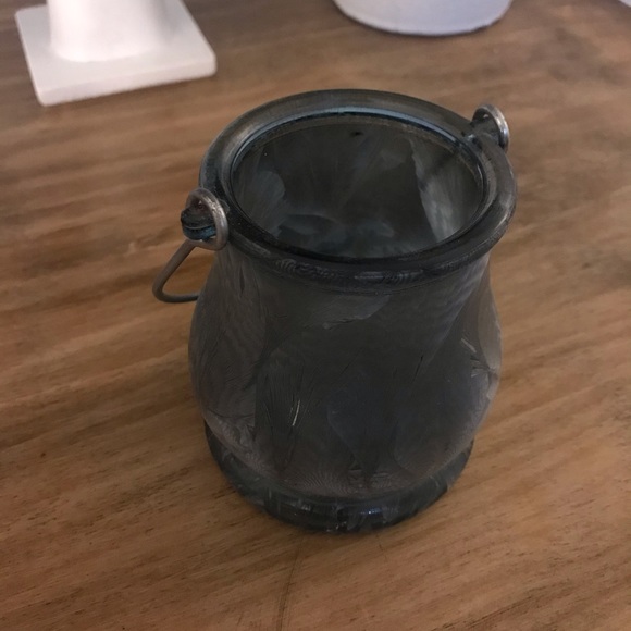 Frosted Glass Tea Light Holder - Picture 3 of 4